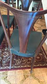 Set di 6 Sedie Vintage Design anni '40/'50 - Stile