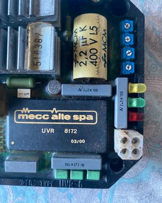 Scheda elettronica gruppo elettrogeno