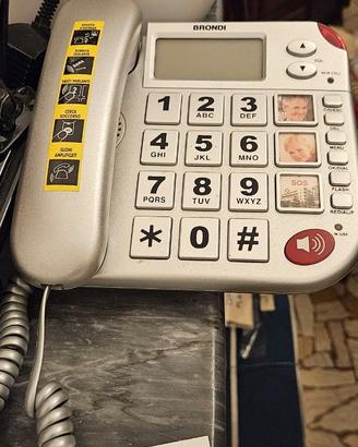 Brondi Super Bravo Plus – Telefono fisso anziani