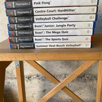 Set di videogichi ps2 con joystick appositi