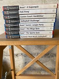 Set di videogichi ps2 con joystick appositi