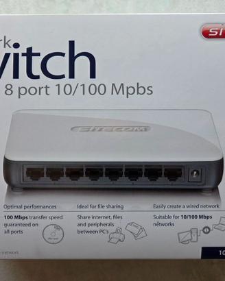 Sitecom network switch 8 port 10/100 Mbps
