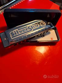n. 7 pz Armonica a bocca Silver Star