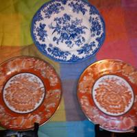 Piatto in ceramica bianca e blu Enoch Wedgwood cm.