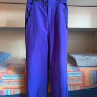 Pantalone da sci Fila viola unisex XL