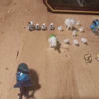 vetrinetta con animaletti di murano