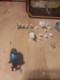 vetrinetta con animaletti di murano