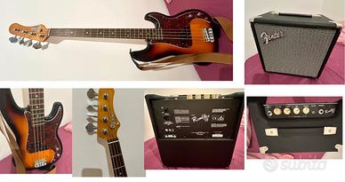 Basso elettrico e amplificatore Fender