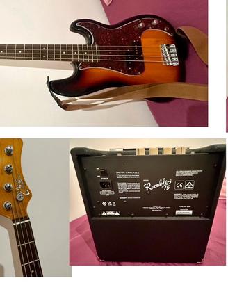 Basso elettrico e amplificatore Fender
