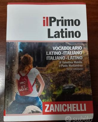 Vocabolario latino Il Primo Latino Zanichelli