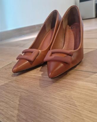 Scarpe con tacco Gold