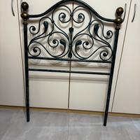 Letto una piazza in ferro battuto