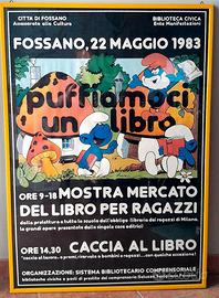MANIFESTI - PUFFI - POLITICO - STUFE CASTELLAMONTE