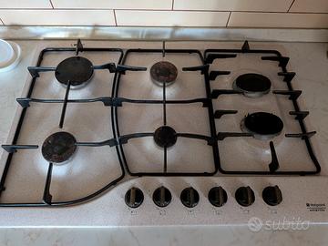 Piano cottura a gal 6 fuochi 75 cm