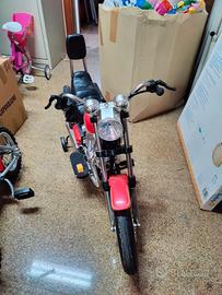 moto motocicletta chopper a batteria per bambini