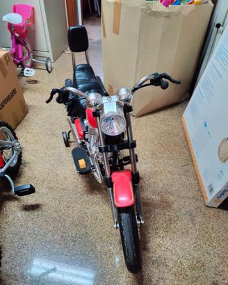 moto motocicletta chopper a batteria per bambini