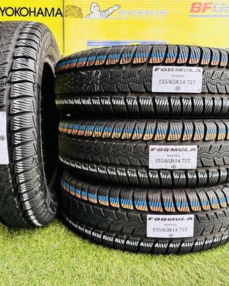 X4: Invernali 155/65R14 75T -FORMULA- al 80% e 85%