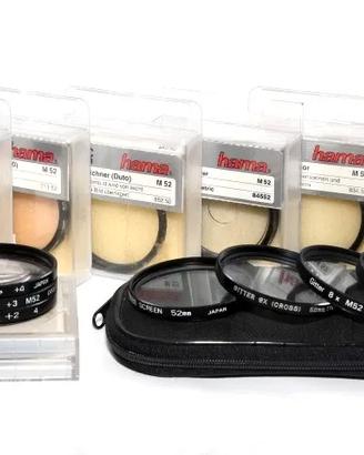 HOYA HAMA 15 FILTRI 52mm per Fotografia Colori B/N