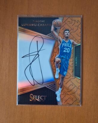 Card Luwawu-Cabarrot autografata e numerata 