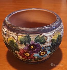 Vaso vintage terracotta Deruta 