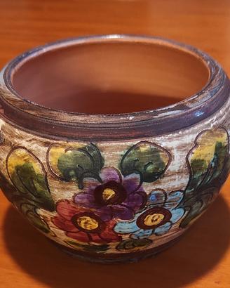 Vaso vintage terracotta Deruta 
