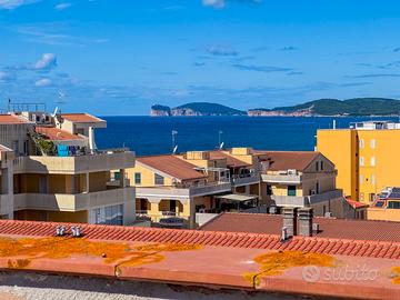 Attico vista mare con lastrico in centro