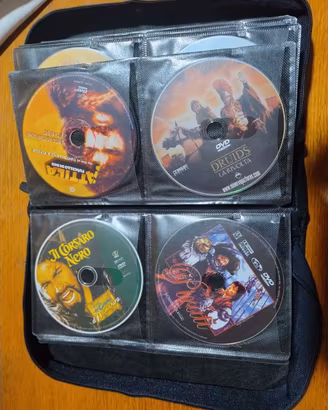 Stock 62 DVD genere western e medioevo + porta DVD