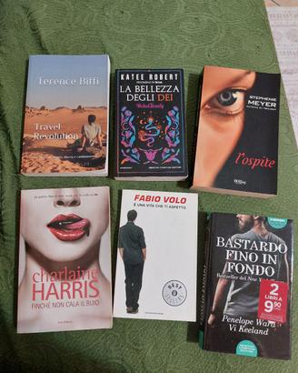 set 6 libri vario genere