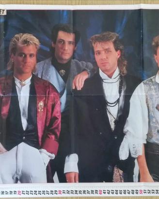 Poster Spandau Ballet, rivista Grand Hotel,anni 80