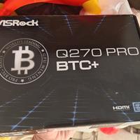 Scheda Madre ASRock Q270 PRO BTC+ ETH 13 GPU LGA