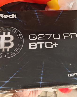 Scheda Madre ASRock Q270 PRO BTC+ ETH 13 GPU LGA
