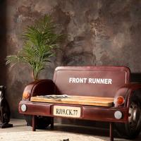 Divano sofà car vintage con ruote vere