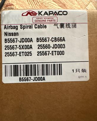 Spirale airbag Nissan qasqai j10 gruppo