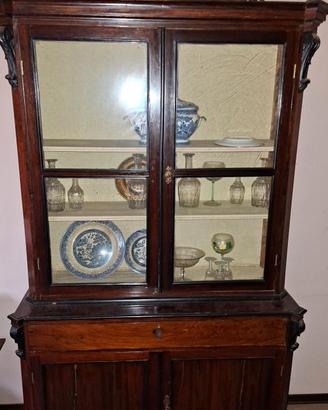 antica vetrina siciliano dell'800