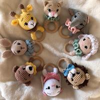 Sonagli neonato amigurumi uncinetto