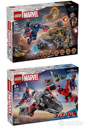 LEGO 76292 Captain America 76322 Avengers Chitauri