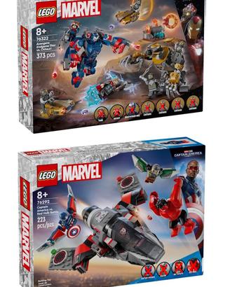 LEGO 76292 Captain America 76322 Avengers Chitauri