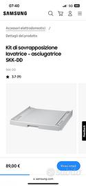 Kit sovrapposizione lavatrice-asciug  Samsung