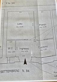 Appartamento piano terra 45 mq. Terlizzi centro