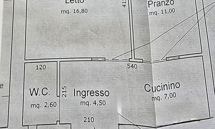 Appartamento piano terra 45 mq. Terlizzi centro