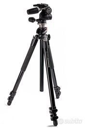 Treppiede Manfrotto 055XPROB + testa 804RC2 (pari
