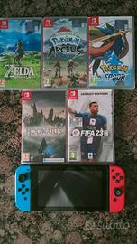 Nintendo switch+ giochi