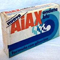 Sapone  AIAX blu, Colgate-Palmolive  anni 70/80