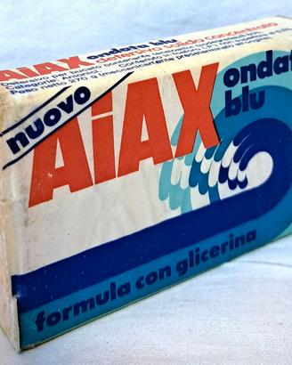 Sapone  AIAX blu, Colgate-Palmolive  anni 70/80