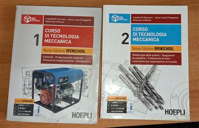 2 libri di tecnologia meccanica per le superiori 
