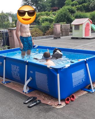 Piscina Intex completa di kit filtro