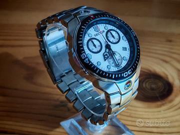 Sector 250 Chrono Quarzo Swiss Panda Acciaio 40mm
