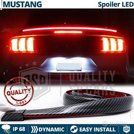 SPOILER Posteriore LED Ford MUSTANG Carbon Look