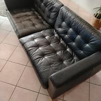 Divano ikea pelle nero