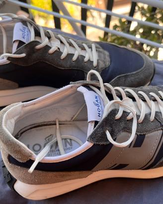 Hogan H601 blu e grigio tg. 9 (43) come nuove